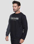 American Jeans Overhead Sweater Bordir Pria