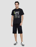 American Jeans Get Lost Anime Front Print Usa 24S Kaos Lengan Pendek Pria