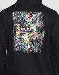 American Jeans Back Print Sweater Hoodie Pria
