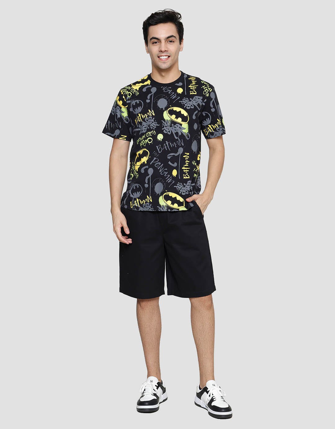 American Jeans Wb Batman Kaos Lengan Pendek Pria
