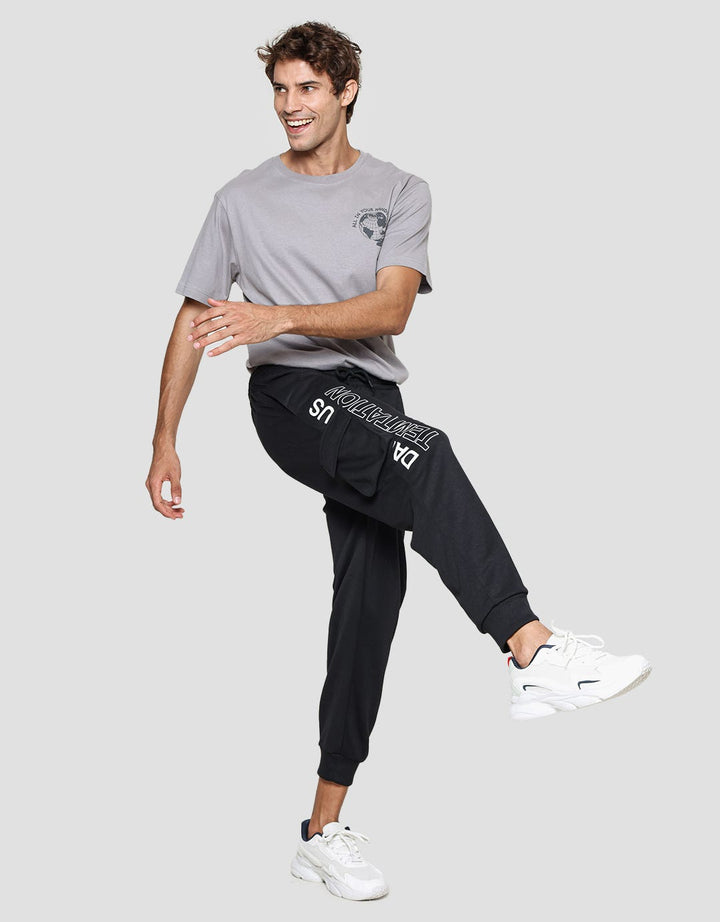 American Jeans Celana Panjang Knit Side Cargo Pocket Pria