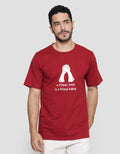 T Zone Print Friend Kaos Lengan Pendek Pria