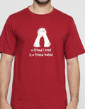 T Zone Print Friend Kaos Lengan Pendek Pria