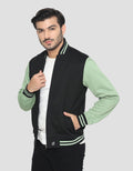 d&f Bomber CVC Jaket Casual Pria