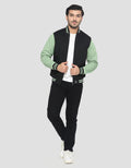 d&f Bomber CVC Jaket Casual Pria
