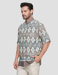 Adikusuma Lombok Woven Short Sleeve Koko Men