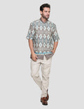 Adikusuma Lombok Woven Short Sleeve Koko Men