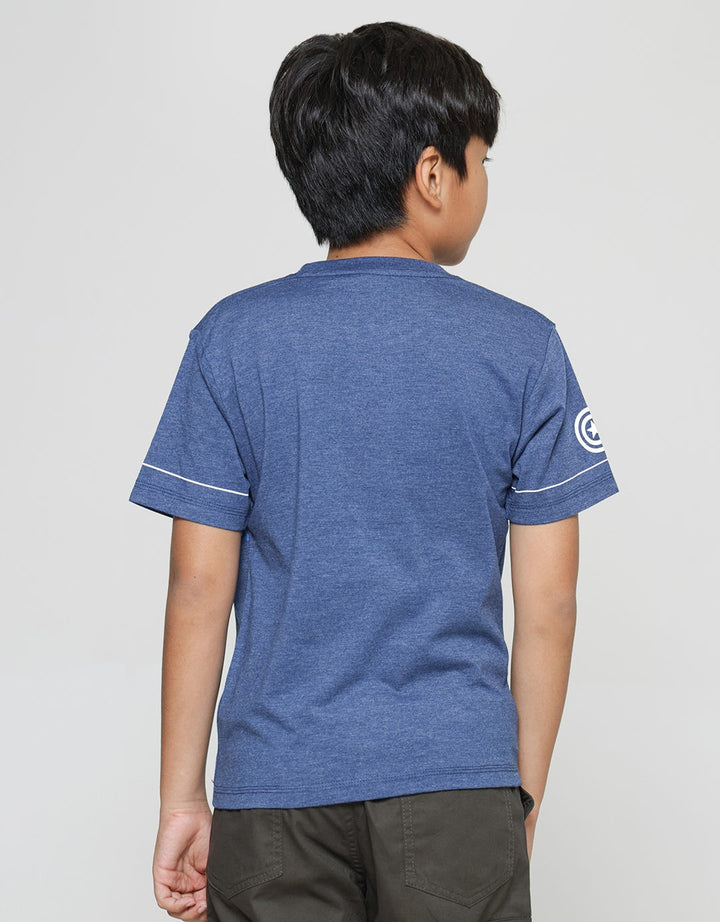 Marvel Boys Short Sleeve T-Shirt Capt America Print