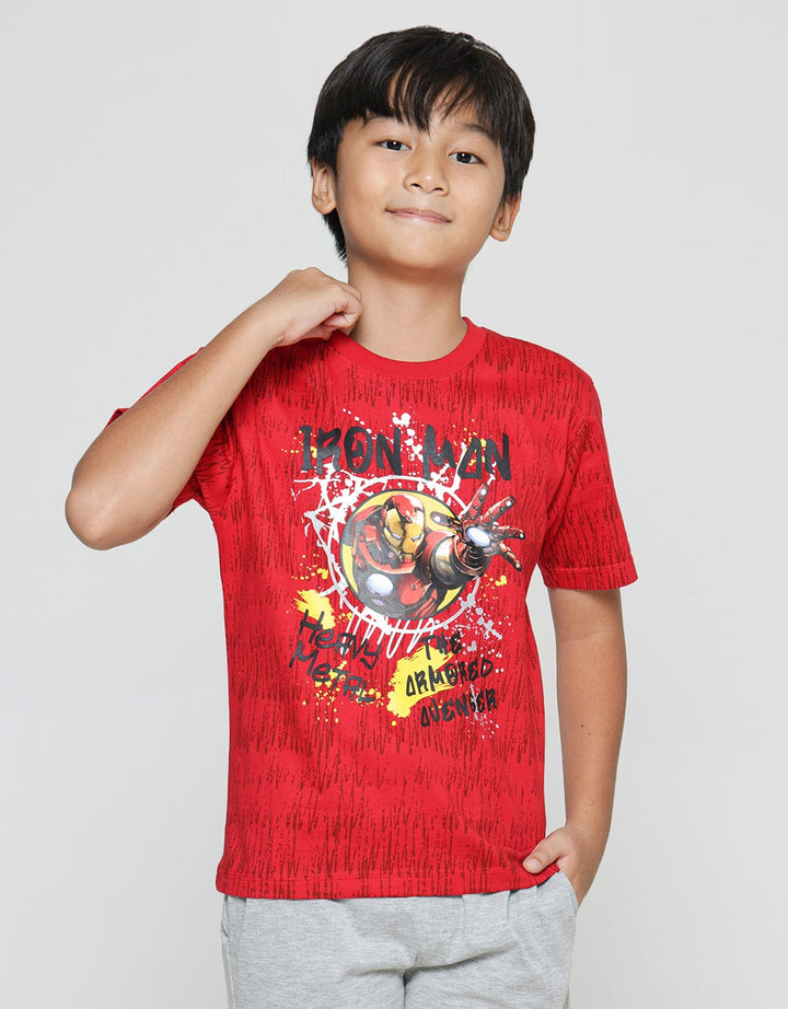Marvel Iron Man AVG Kaos Anak Laki-laki