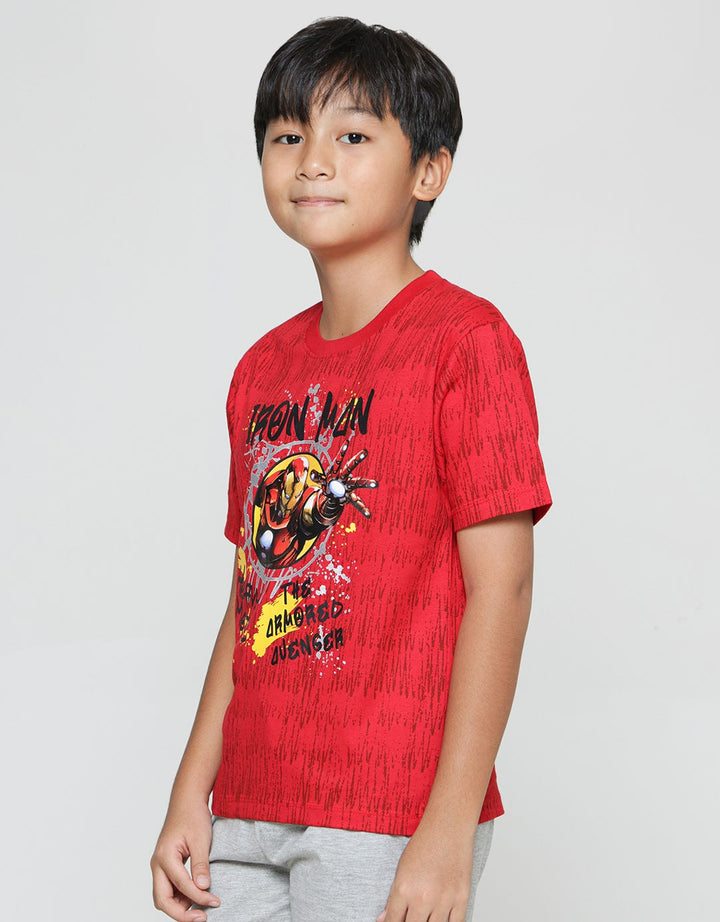 Marvel Iron Man AVG Kaos Anak Laki-laki