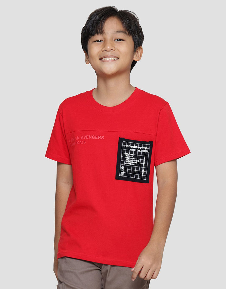 Marvel Avengers Wording Kaos Anak Laki-laki