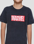 Marvel Logo Tiedye Kaos Lengan Pendek Anak Laki-Laki