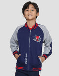 Marvel Spiderman Face Waffle Jaket Bomber Anak Laki-laki