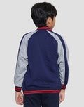 Marvel Spiderman Face Waffle Jaket Bomber Anak Laki-laki