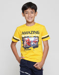 Marvel Boys Short Sleeve T-shirt Amazing Spiderman Print