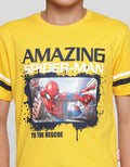Marvel Boys Short Sleeve T-shirt Amazing Spiderman Print