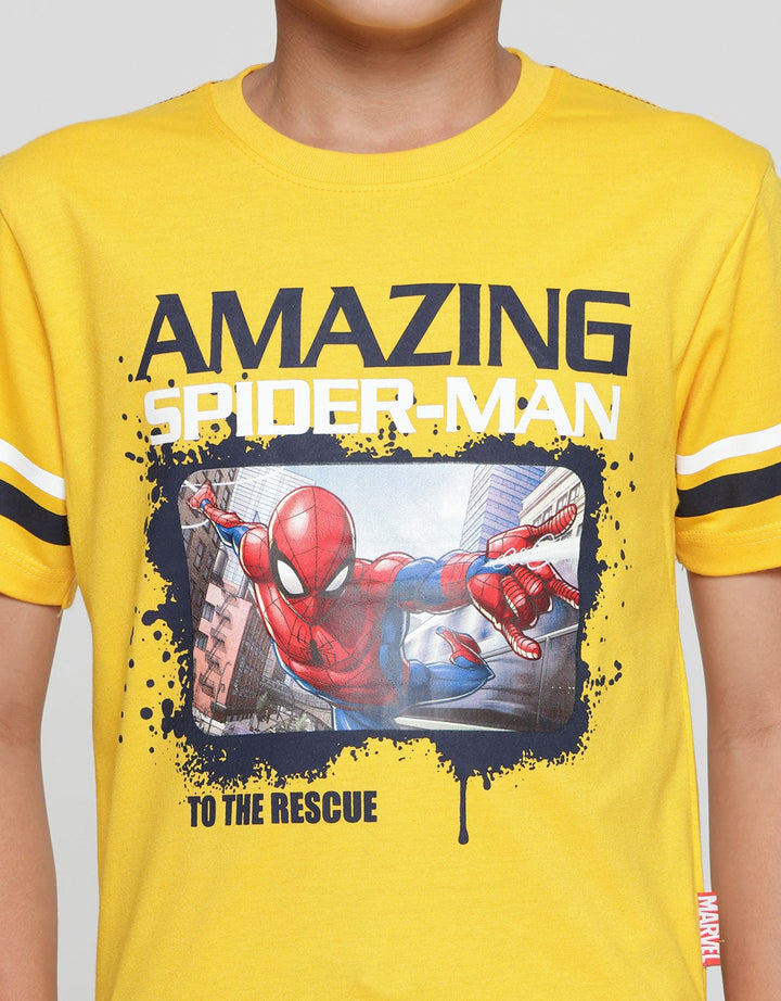 Marvel Kaos Lengan Pendek Anak Laki-laki  Print Spiderman Amazing
