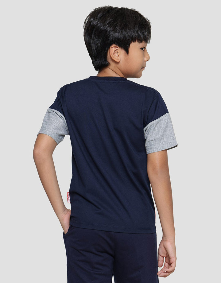 Marvel Cutsewn Amazing Face Boys Spiderman Short Sleeve T-Shirt