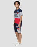 Marvel Cutsewn Amazing Face Boys Spiderman Short Sleeve T-Shirt