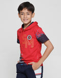 Marvel Kaos Lengan Pendek Anak Laki-laki  Hoodie Spiderman Splash