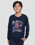 Marvel Spiderman Webbed Woder Zipper Sweater Anak Laki-Laki