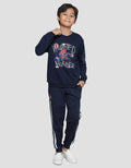 Marvel Spiderman Webbed Woder Zipper Sweater Anak Laki-Laki