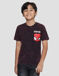 Marvel Spiderman Tie Dye Eyes Kaos Lengan Pendek Anak Laki-laki