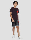 Marvel Spiderman Tie Dye Eyes Kaos Lengan Pendek Anak Laki-laki