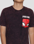 Marvel Spiderman Tie Dye Eyes Kaos Lengan Pendek Anak Laki-laki