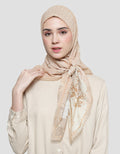 Annisa Premium Print Flower 1 Tone Color 50 W Women's Hijab