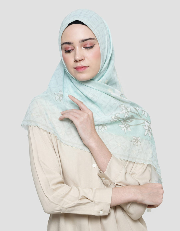 Annisa Premium Print Flower 1 Tone Color 50 W Women's Hijab