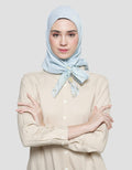 Annisa Premium Print Flower 3 Tone Color 60 W Box Hijab Wanita