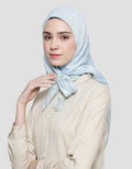 Annisa Premium Print Flower 3 Tone Color 60 W Box Hijab Wanita