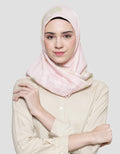 Annisa Premium Print Flower 3 Tone Color 60 W Box Hijab Wanita