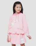 Little M Hoodie Bunny Sweater Anak Perempuan