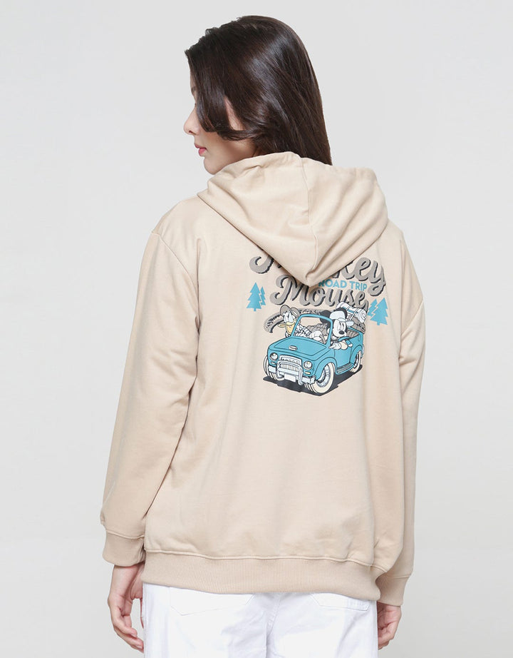 Disney Print Mickey Advanture Jaket Wanita