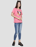 Disney Basic Print Mickey Valentine Women's T-Shirt