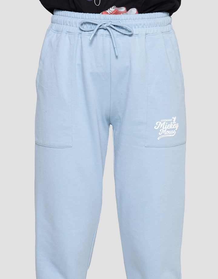 Disney Puff Mickey Mouse Celana Jogger Wanita