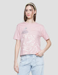 Nevada Boxy Print Tom And Jerry Women's Short Sleeve T-Shirt