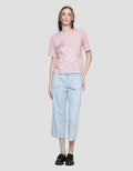 Nevada Boxy Print Tom And Jerry Women's Short Sleeve T-Shirt