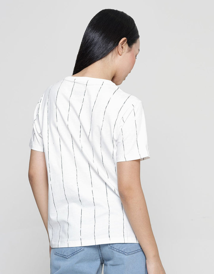 Nevada Bugs Bunny Stripe Women's T-Shirt