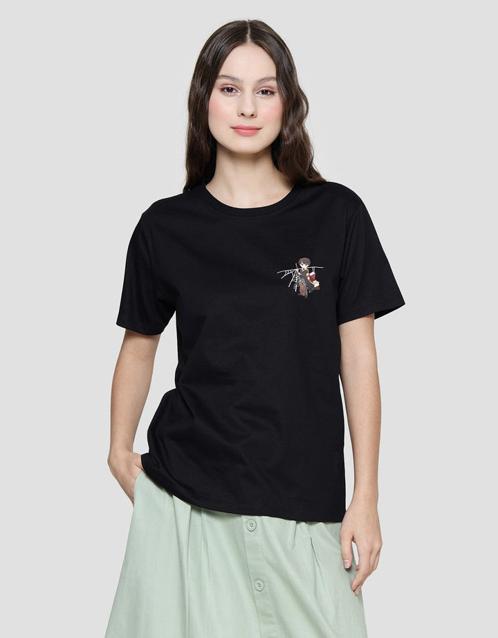 Nevada Backprint Hogwards Harry Potter Kaos Wanita