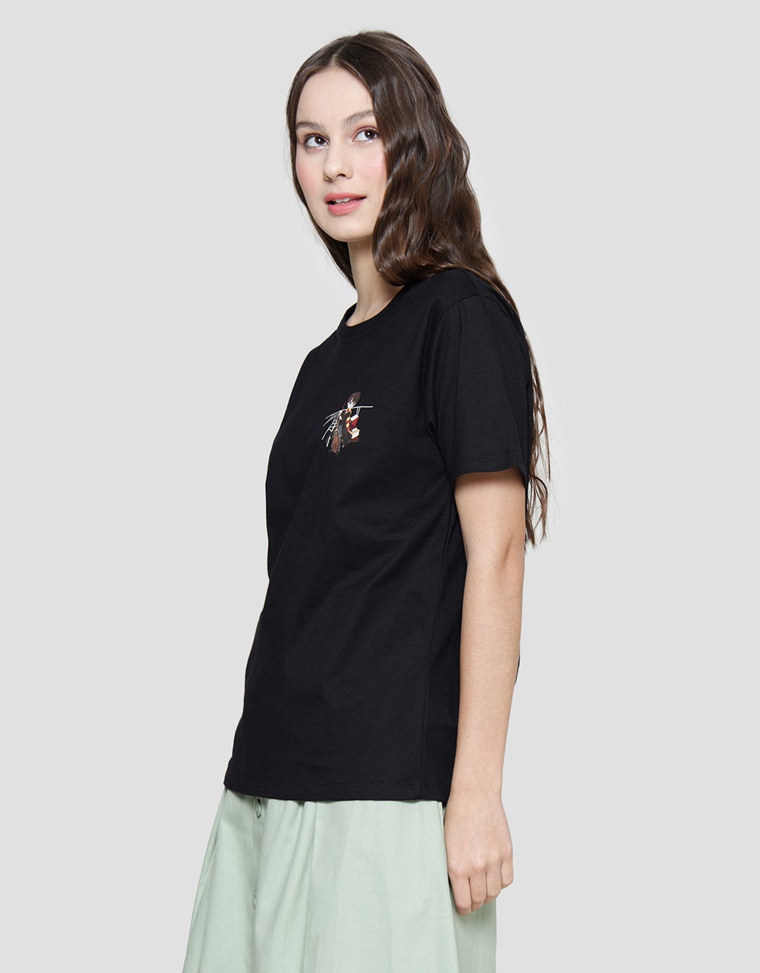 Nevada Backprint Hogwards Harry Potter Kaos Wanita