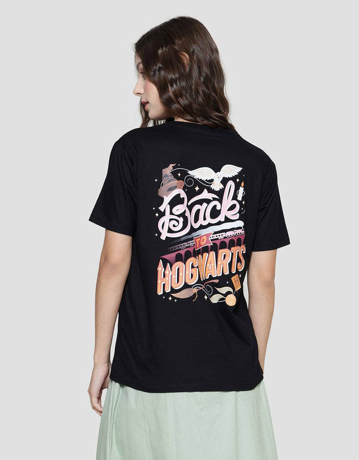 Nevada Backprint Hogwards Harry Potter Kaos Wanita