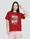 Nevada Harry Potter Print Kaos Basic Wanita