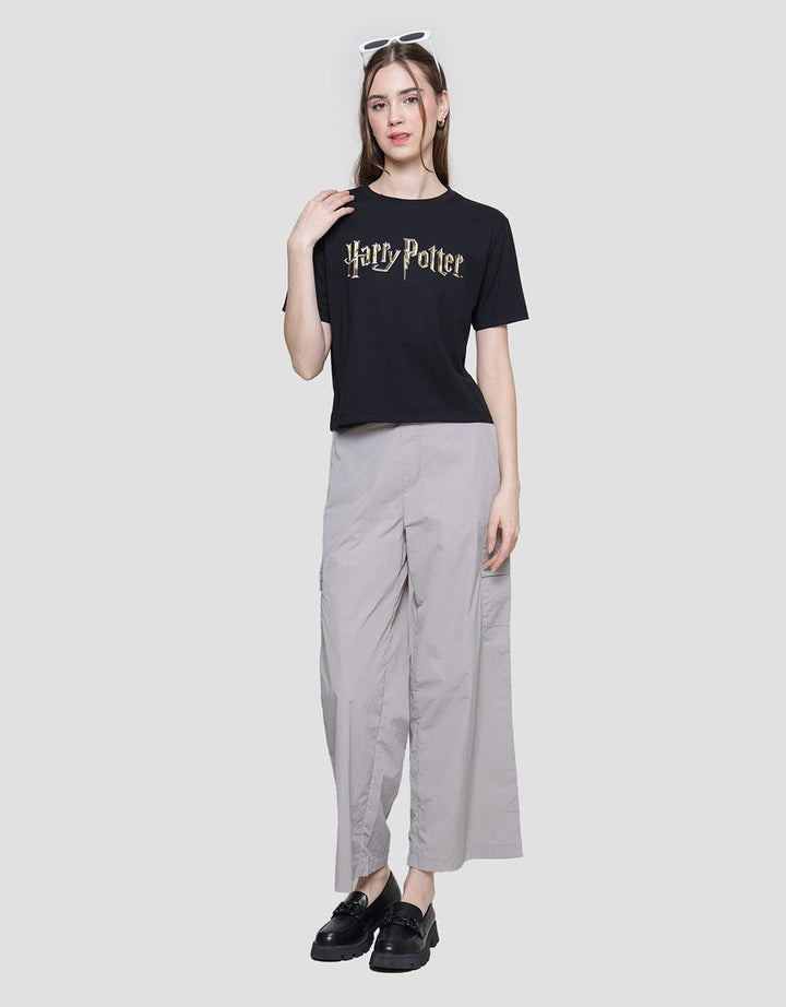Nevada Harry Potter Kaos Boxy Lengan Pendek Wanita