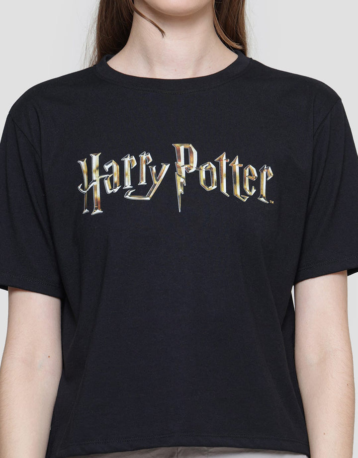 Nevada Harry Potter Kaos Boxy Lengan Pendek Wanita