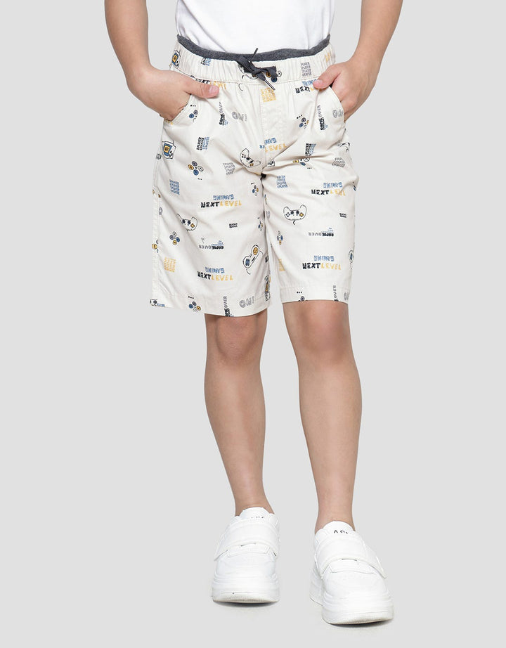 Little M Celana Pendek Woven Anak Laki-laki Print Game
