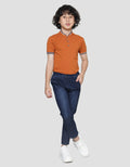 Little Karet Marbling Stretch Boys Denim Long Pants