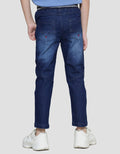 Little M Reguler Rib Stretch Destroyed Celana Denim Anak Laki-Laki